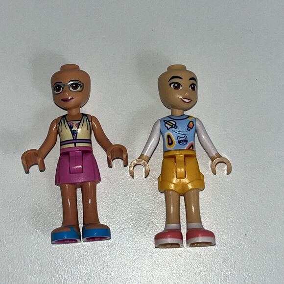 LEGO Friends Lot of 2 Minifigures  Missing Hair - Picture 1 of 5